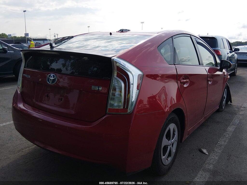 JTDKN3DU5C1546025 2012 TOYOTA PRIUS photo no. 4