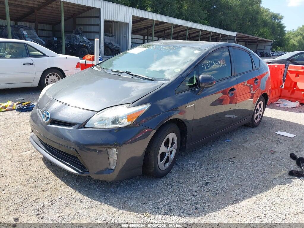 JTDKN3DU6C1525300 2012 TOYOTA PRIUS photo no. 2