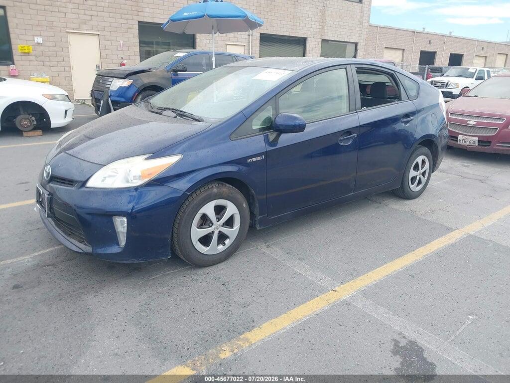 JTDKN3DU3C1591027 2012 TOYOTA PRIUS photo no. 2