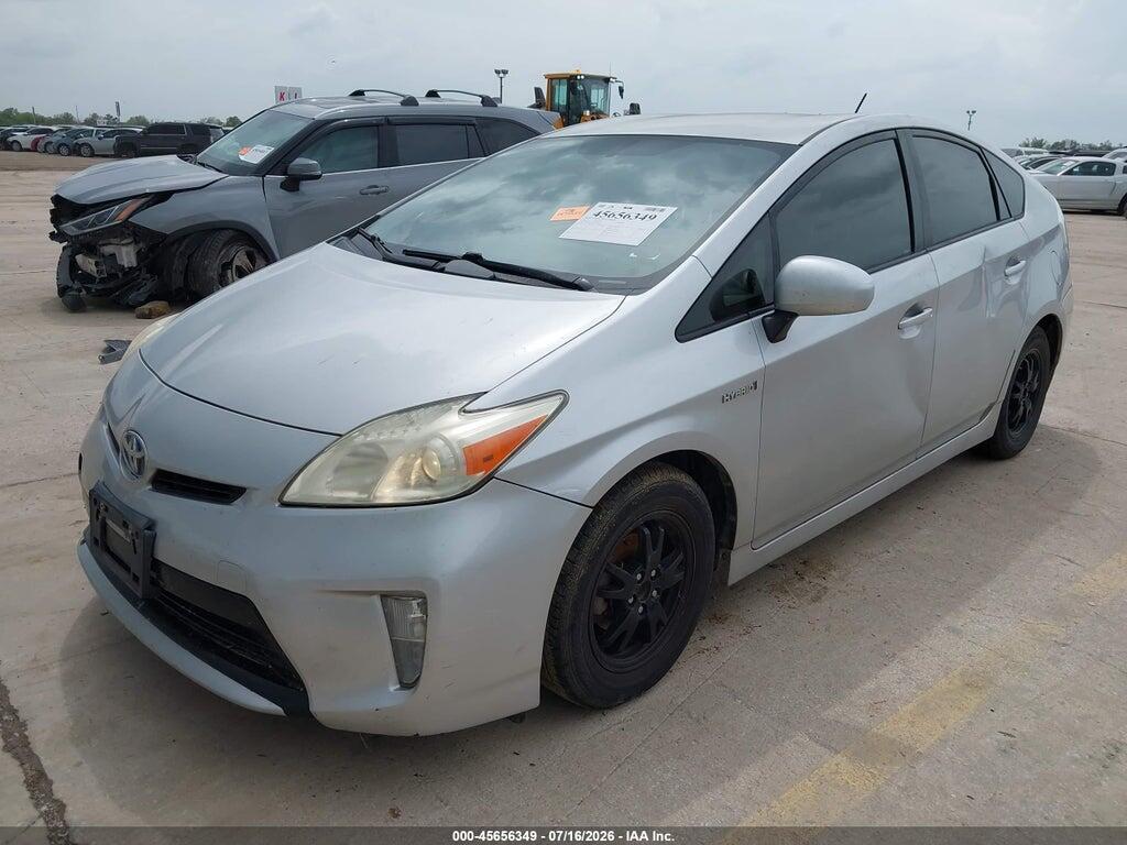 JTDKN3DU3C1538022 2012 TOYOTA PRIUS photo no. 2