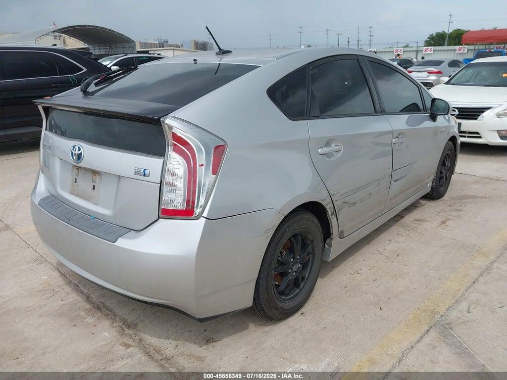 JTDKN3DU3C1538022 2012 TOYOTA PRIUS photo no. 4