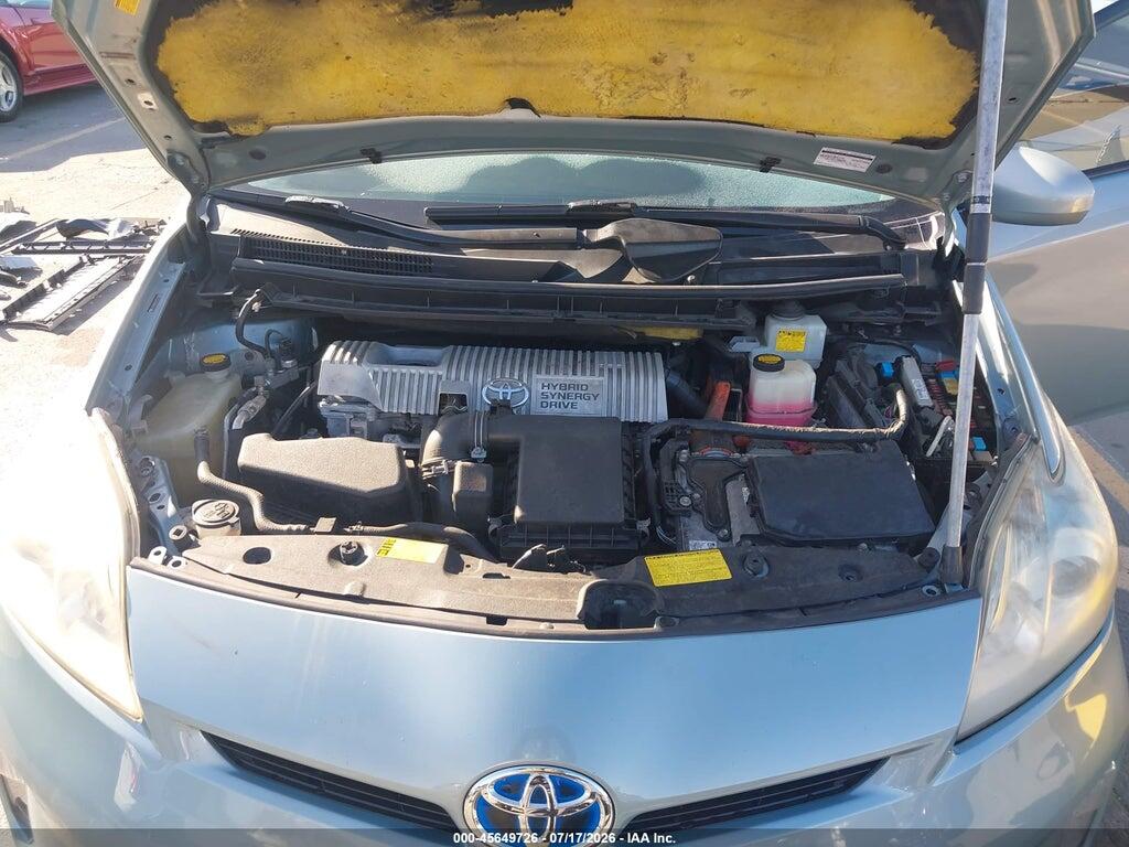 JTDKN3DU7C1573386 2012 TOYOTA PRIUS photo no. 10