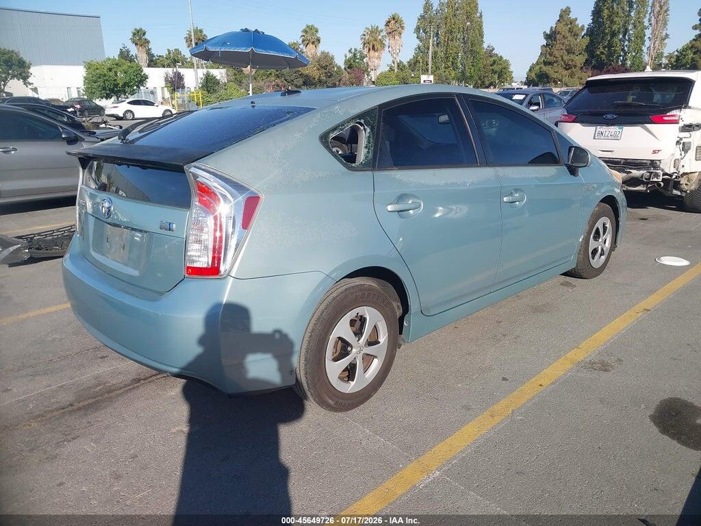 JTDKN3DU7C1573386 2012 TOYOTA PRIUS photo no. 4