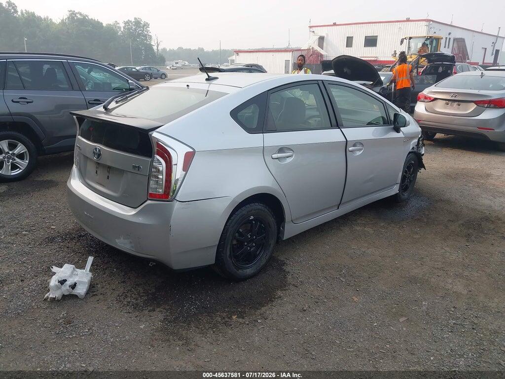JTDKN3DU5C1553749 2012 TOYOTA PRIUS photo no. 4