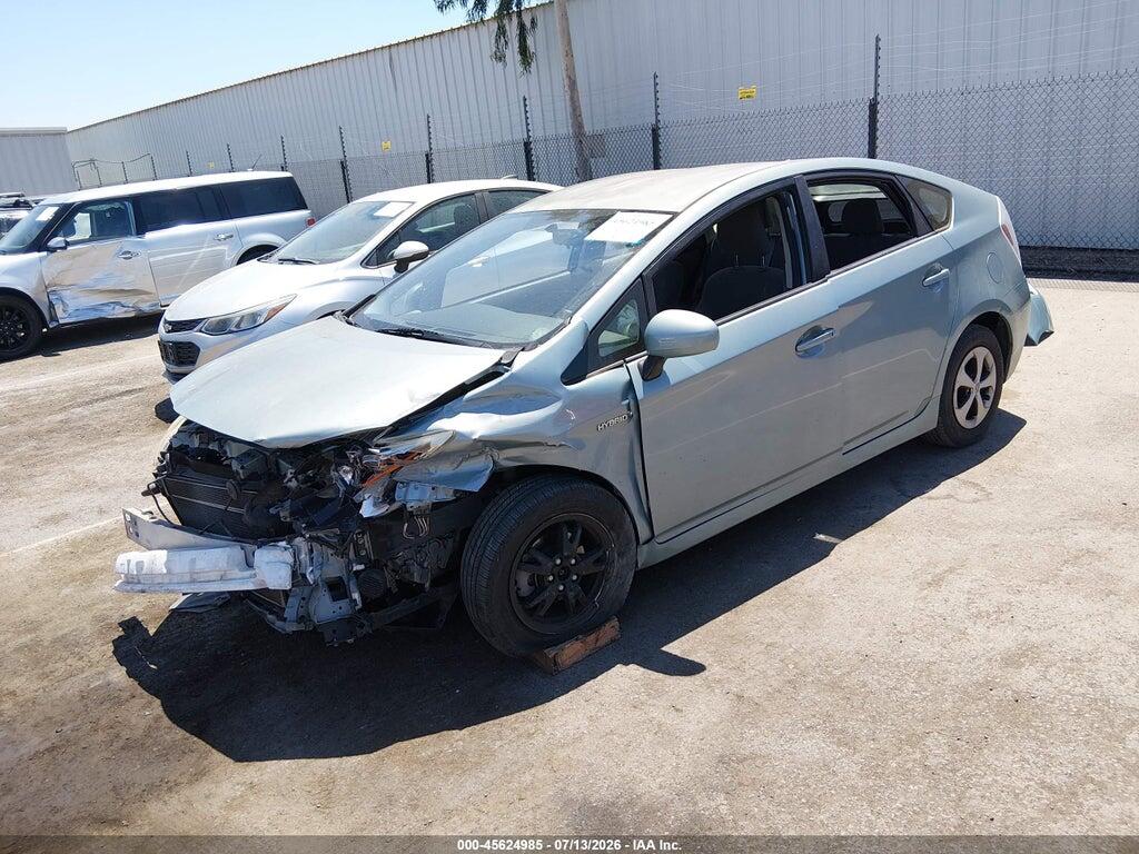 JTDKN3DU3C1558254 2012 TOYOTA PRIUS photo no. 2