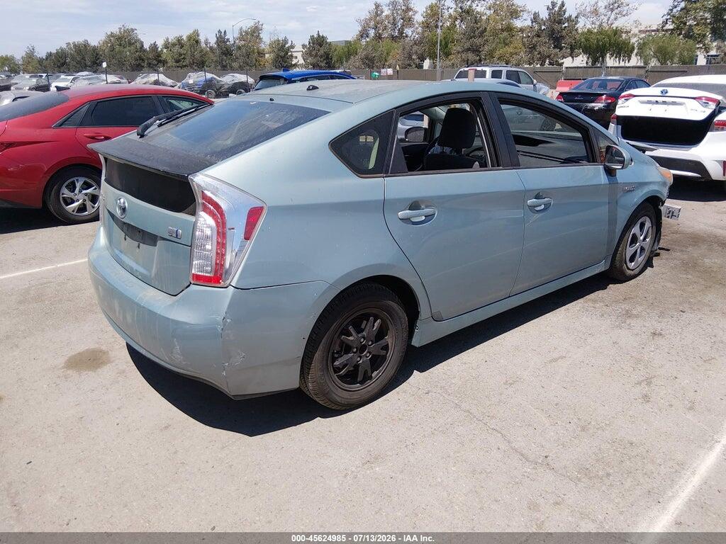 JTDKN3DU3C1558254 2012 TOYOTA PRIUS photo no. 4