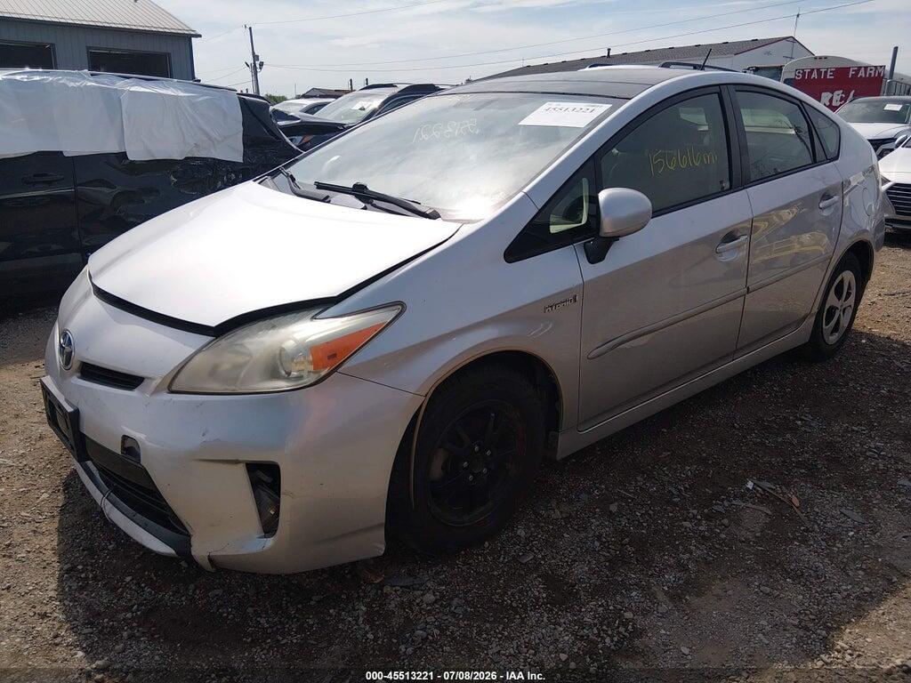 JTDKN3DU4C5445423 2012 TOYOTA PRIUS photo no. 2