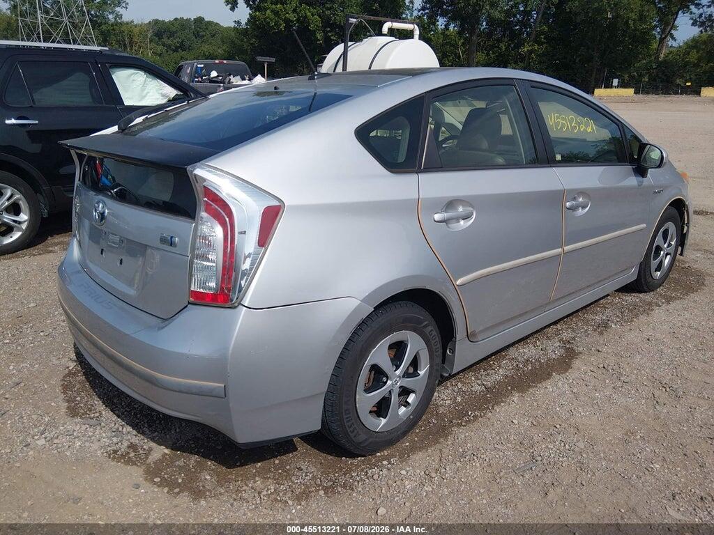 JTDKN3DU4C5445423 2012 TOYOTA PRIUS photo no. 4