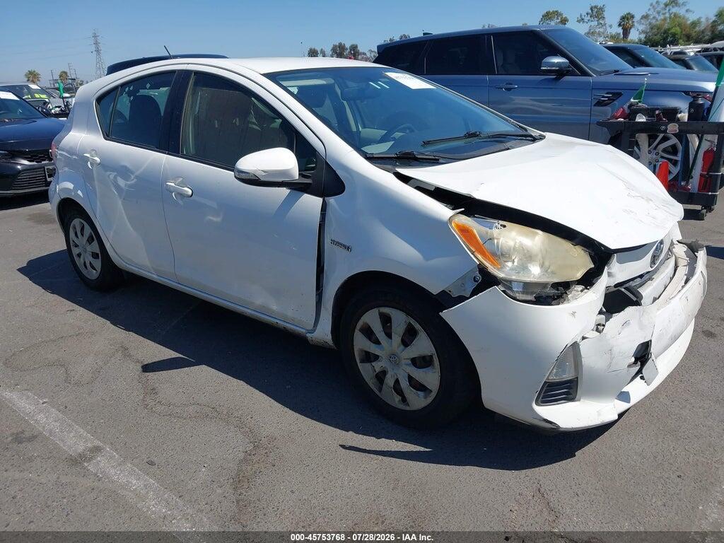 JTDKDTB37C1509880 2012 TOYOTA PRIUS C photo no. 1