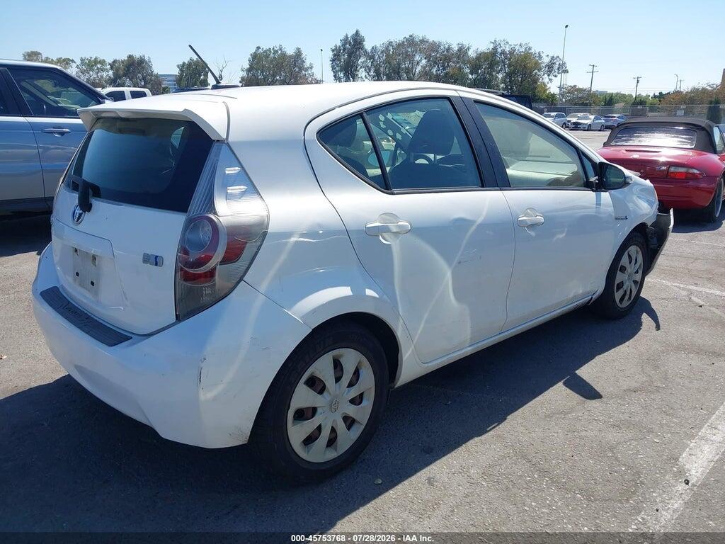 JTDKDTB37C1509880 2012 TOYOTA PRIUS C photo no. 4