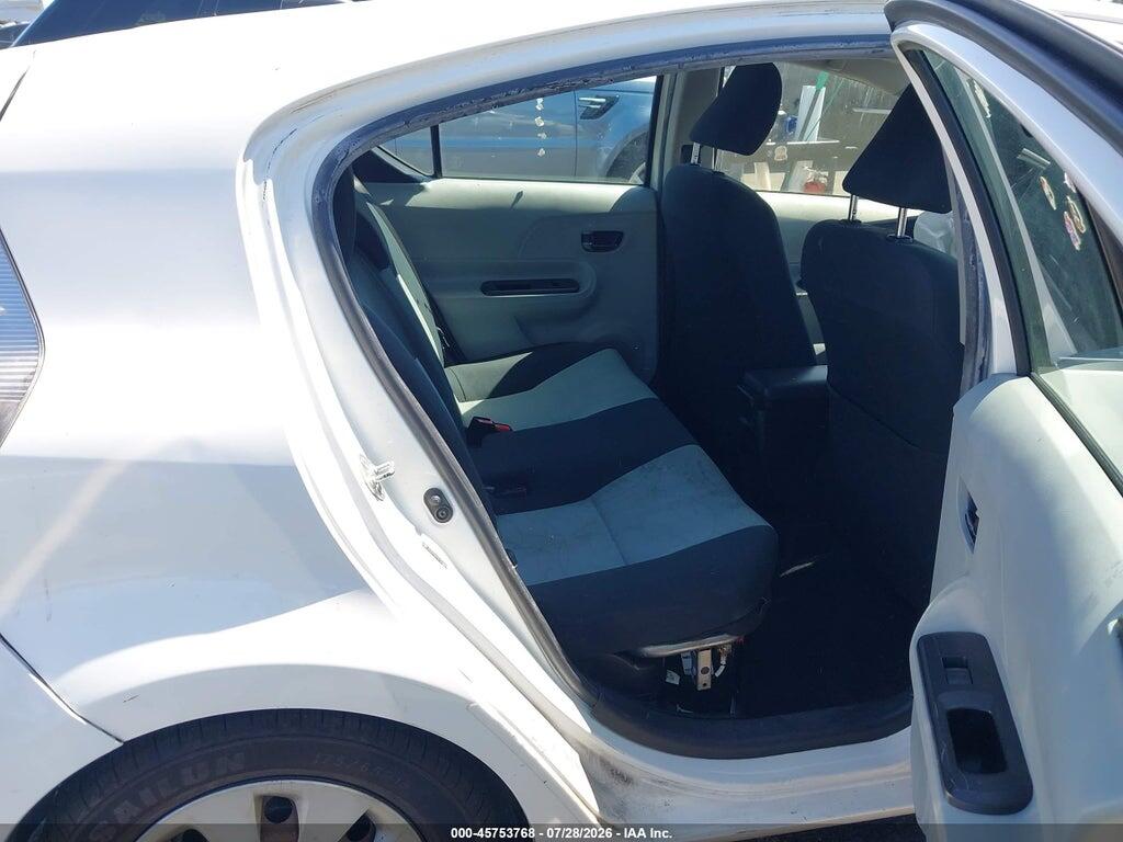 JTDKDTB37C1509880 2012 TOYOTA PRIUS C photo no. 8