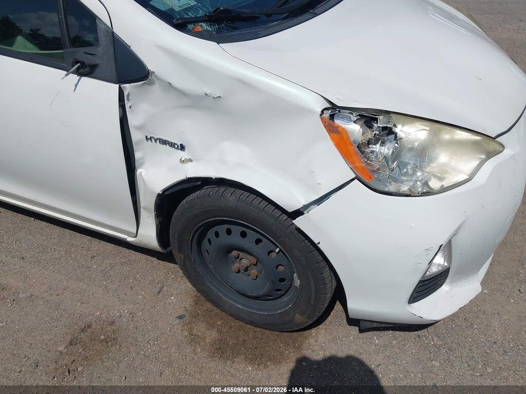 JTDKDTB37C1027975 2012 TOYOTA PRIUS C photo no. 6