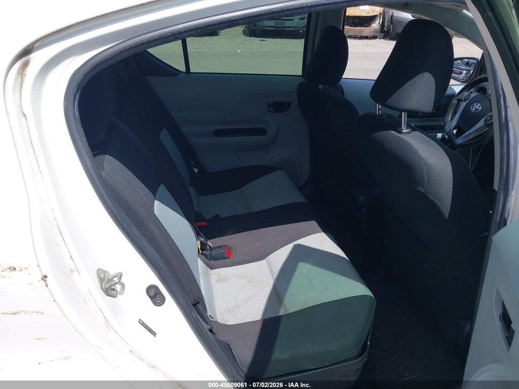 JTDKDTB37C1027975 2012 TOYOTA PRIUS C photo no. 8