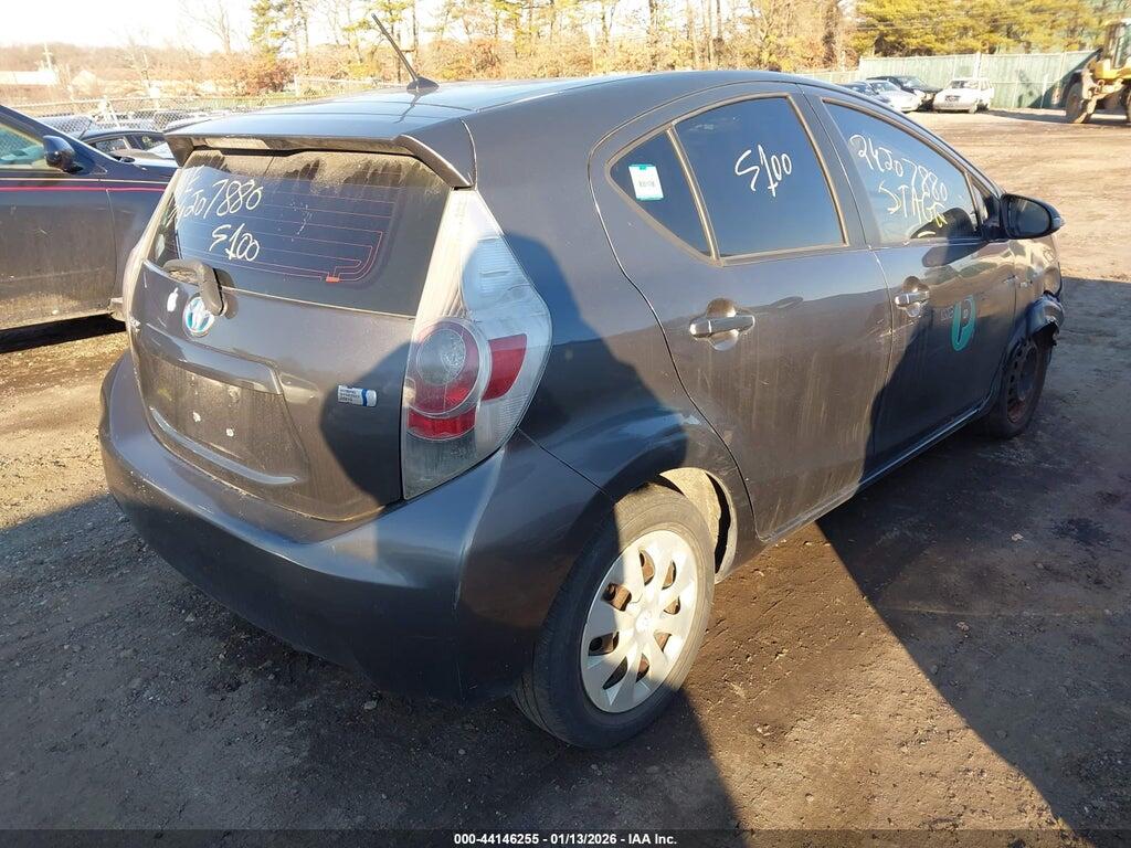 JTDKDTB31C1031228 2012 TOYOTA PRIUS C photo no. 4
