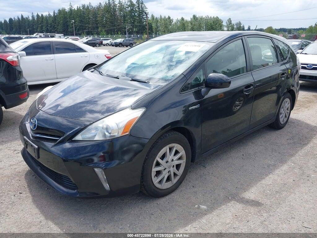 JTDZN3EU8C3021901 2012 TOYOTA PRIUS V photo no. 2