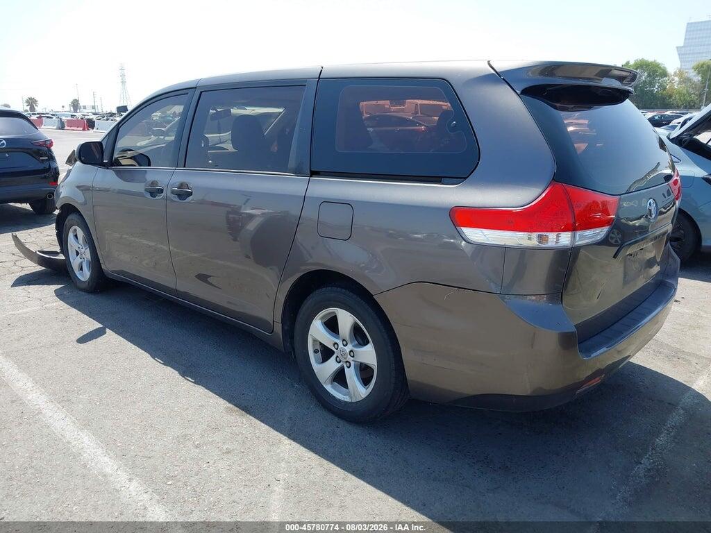 5TDZK3DC1CS277233 2012 TOYOTA SIENNA photo no. 3