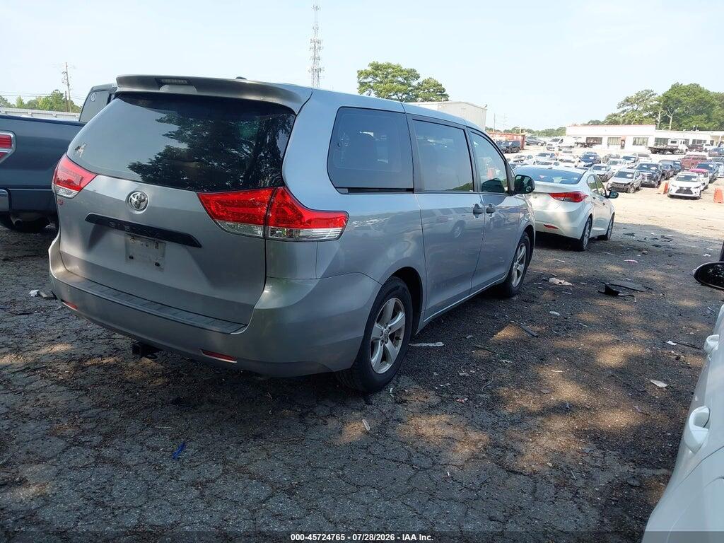 5TDKA3DCXCS015313 2012 TOYOTA SIENNA photo no. 4