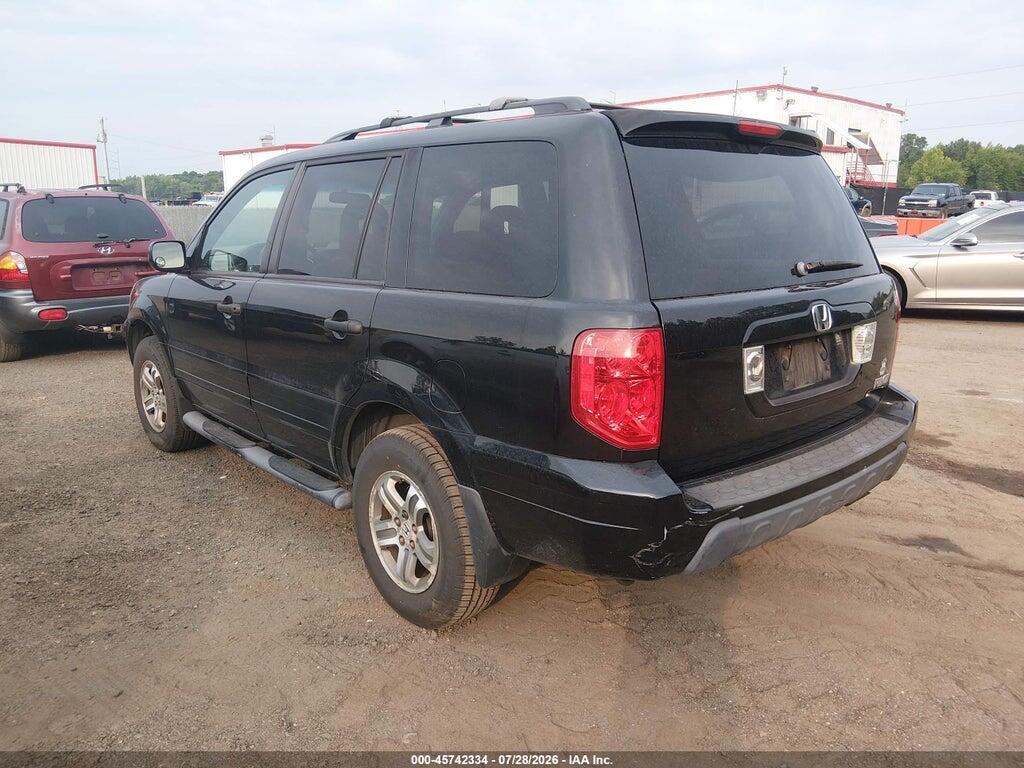5FNYF18525B006561 2005 HONDA PILOT photo no. 3