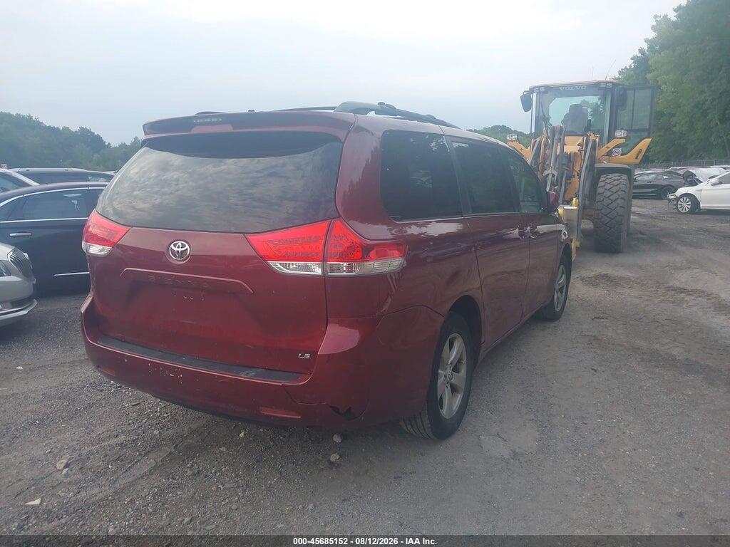 5TDKK3DCXCS271013 2012 TOYOTA SIENNA photo no. 4