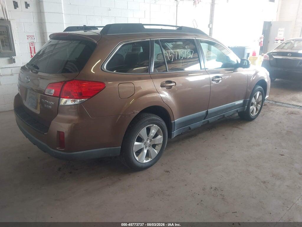 4S4BRELC3B2351103 2011 SUBARU OUTBACK photo no. 4