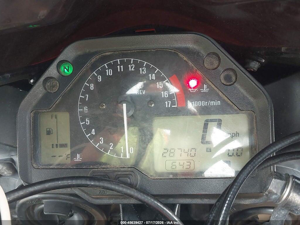 JH2PC37085M207319 2005 HONDA CBR600 photo no. 7