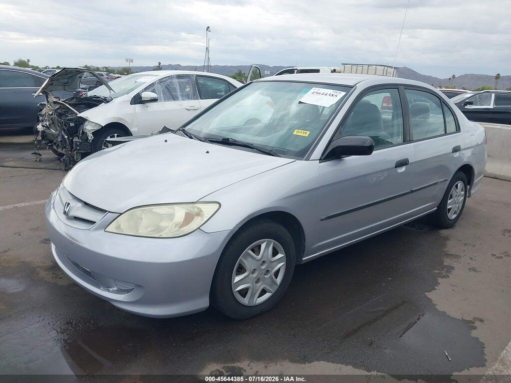 1HGES16385L004439 2005 HONDA CIVIC photo no. 2