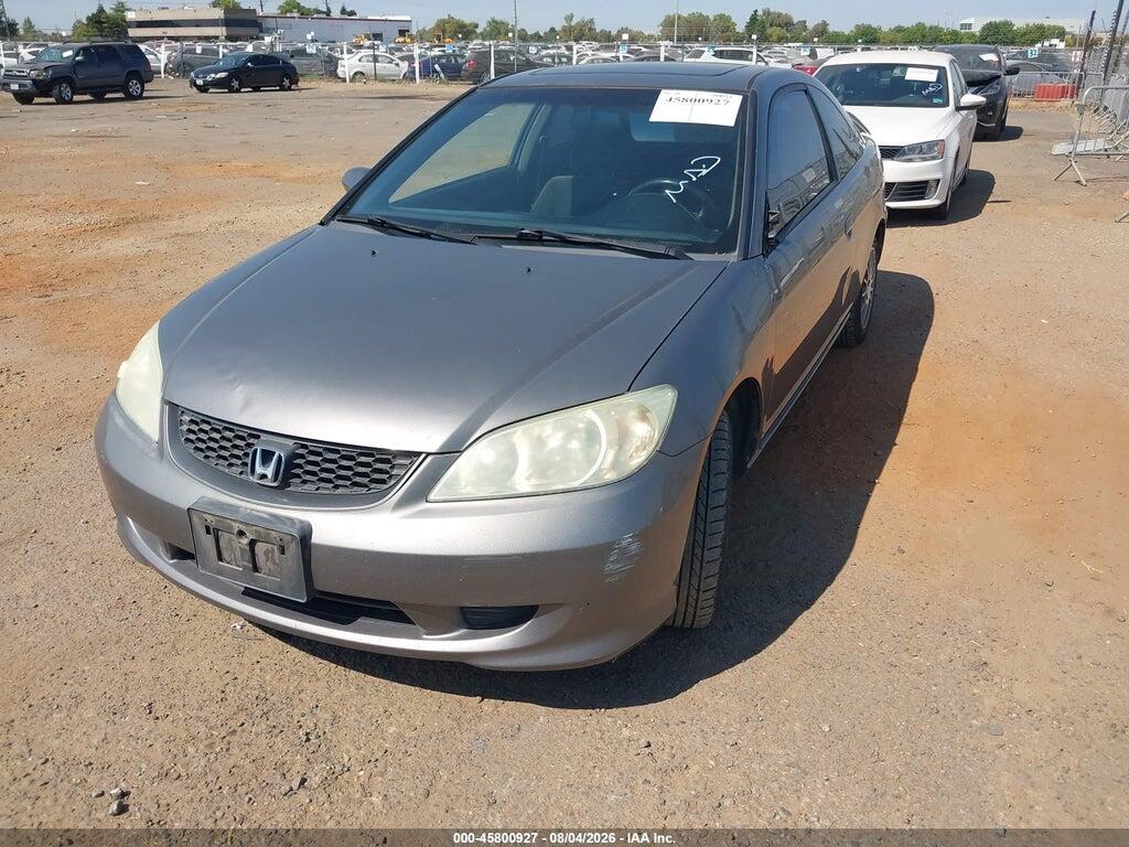 1HGEM22925L076814 2005 HONDA CIVIC photo no. 2