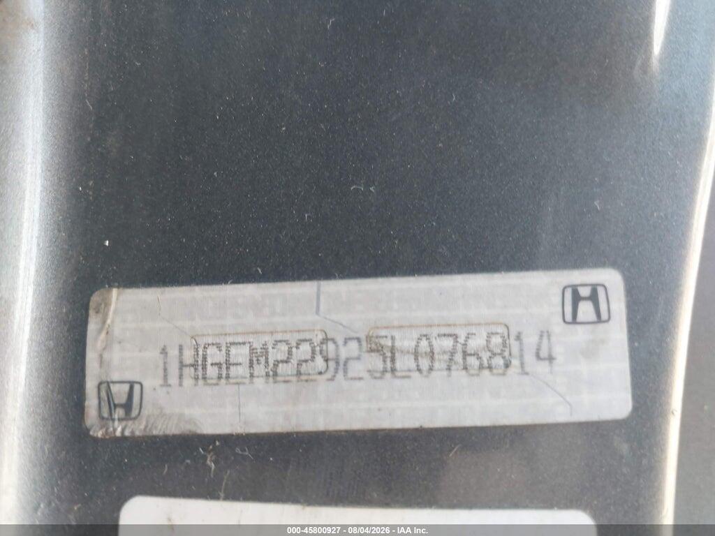 1HGEM22925L076814 2005 HONDA CIVIC photo no. 9