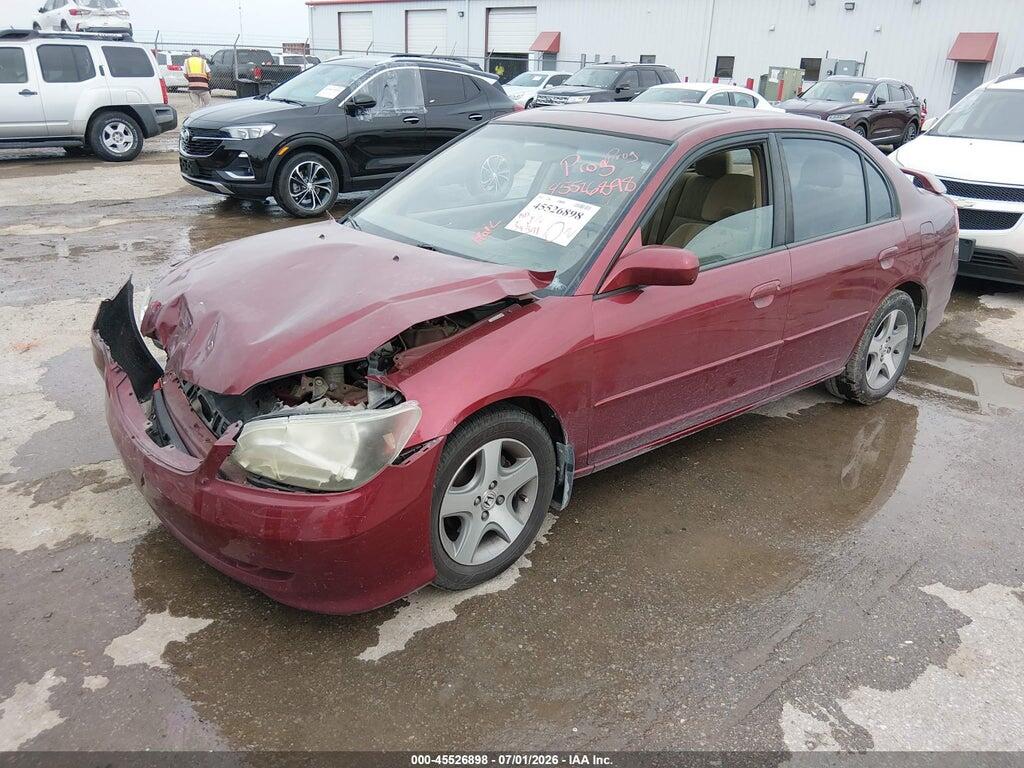 2HGES26755H531683 2005 HONDA CIVIC photo no. 2