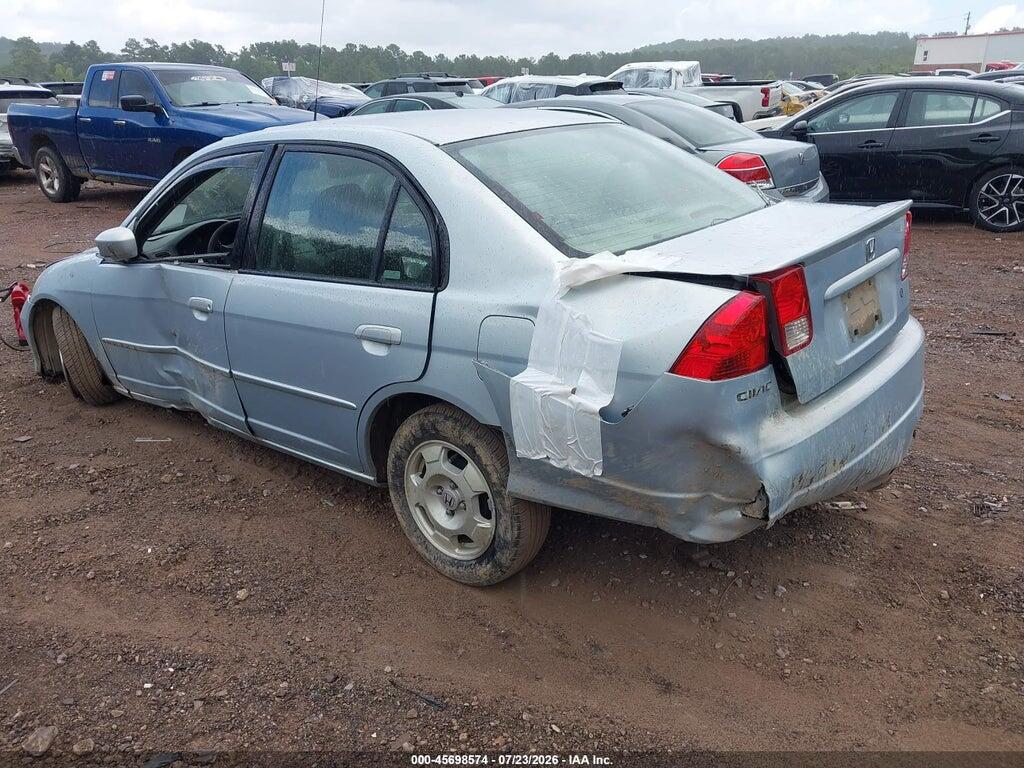 JHMES96665S025009 2005 HONDA CIVIC HYBRID photo no. 3
