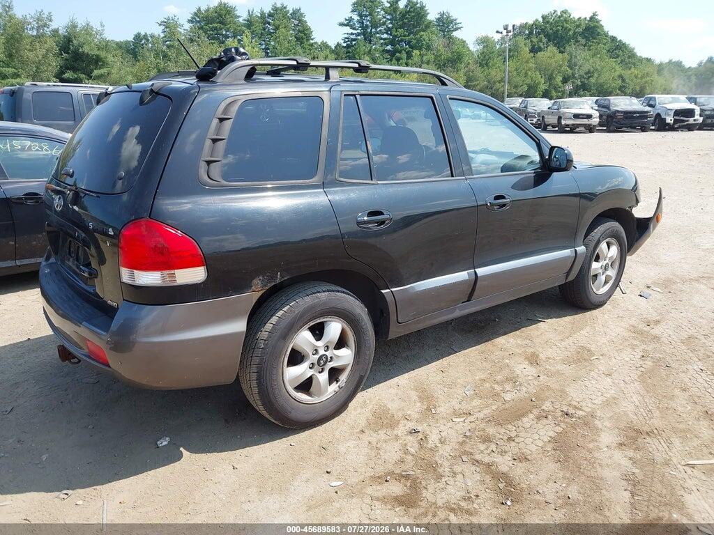 KM8SC73D85U979463 2005 HYUNDAI SANTA FE photo no. 4