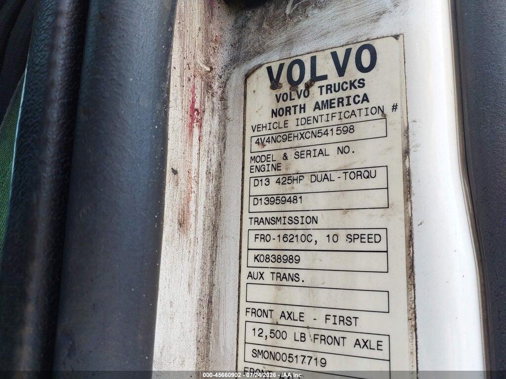 4V4NC9EHXCN541598 2012 VOLVO VN photo no. 8
