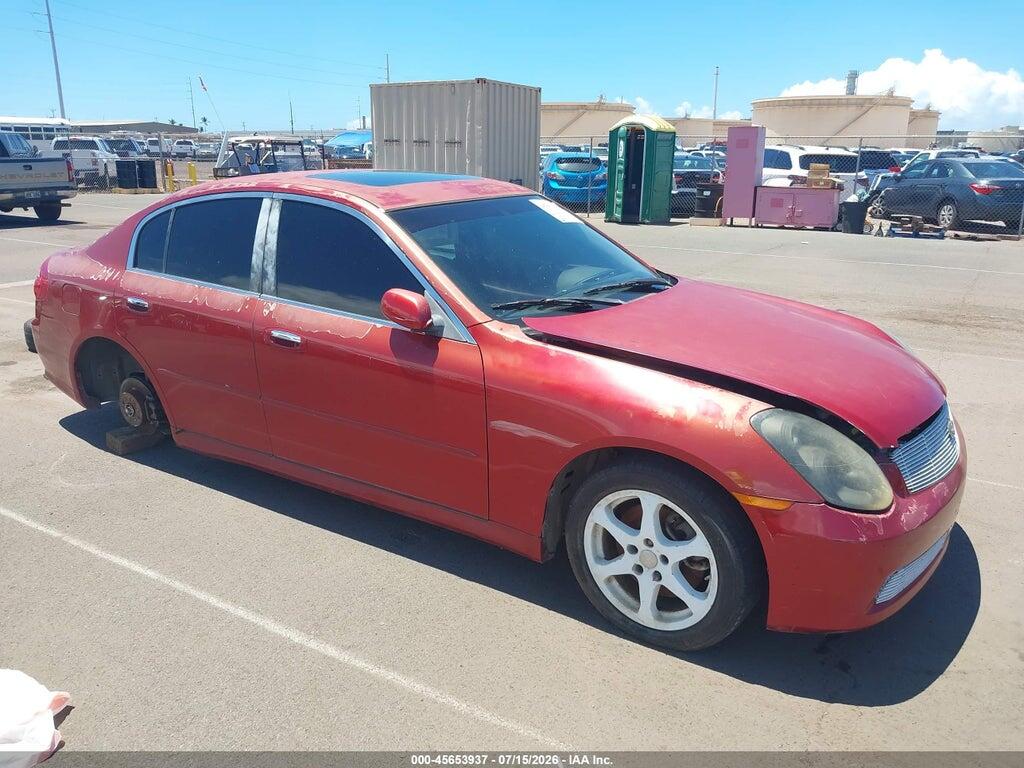 JNKCV51E05M200316 2005 INFINITI G35 photo no. 1