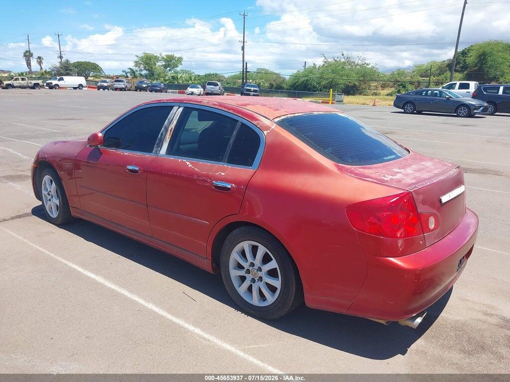 JNKCV51E05M200316 2005 INFINITI G35 photo no. 3