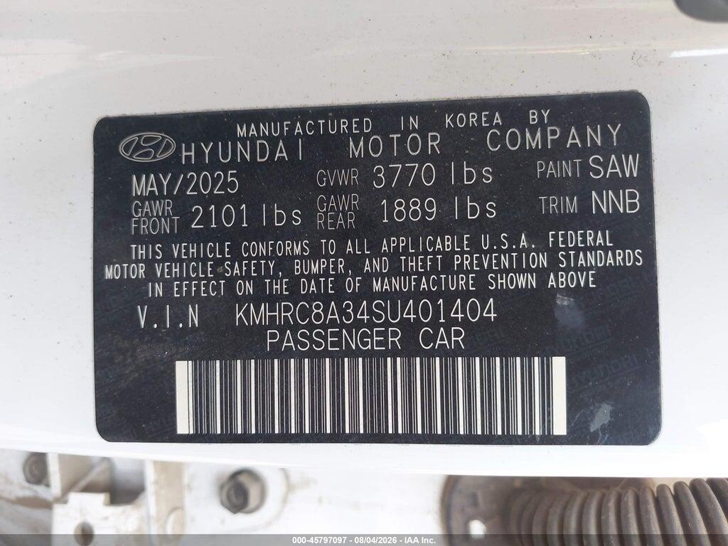 KMHRC8A34SU401404 2025 HYUNDAI VENUE photo no. 9