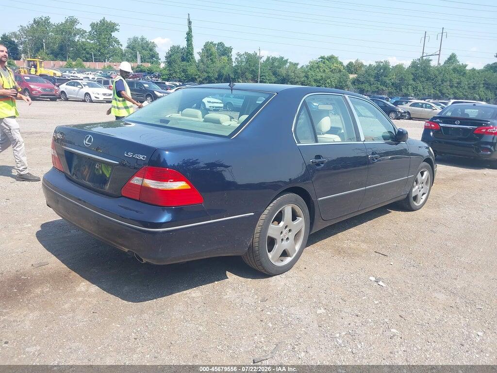 JTHBN36F855018424 2005 LEXUS LS 430 photo no. 4