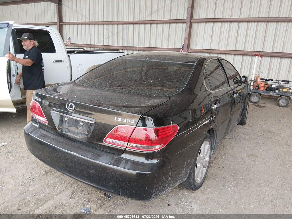 JTHBA30G055122855 2005 LEXUS ES 330 photo no. 4