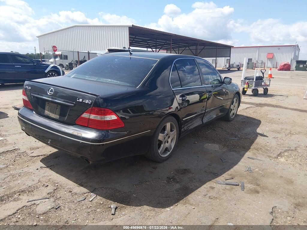 JTHBN36F755019838 2005 LEXUS LS 430 photo no. 4