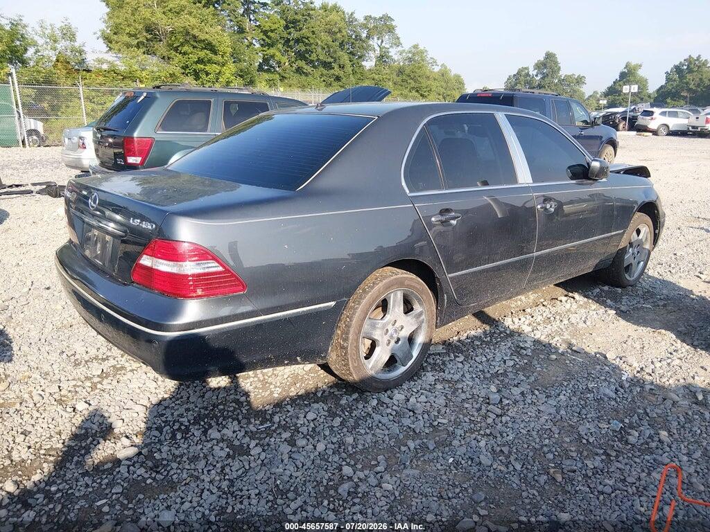 JTHBN36F455026410 2005 LEXUS LS 430 photo no. 4