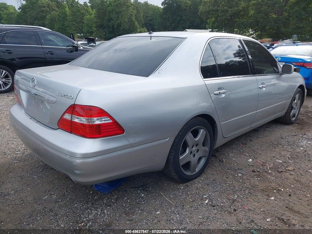JTHBN36F855020190 2005 LEXUS LS 430 photo no. 4
