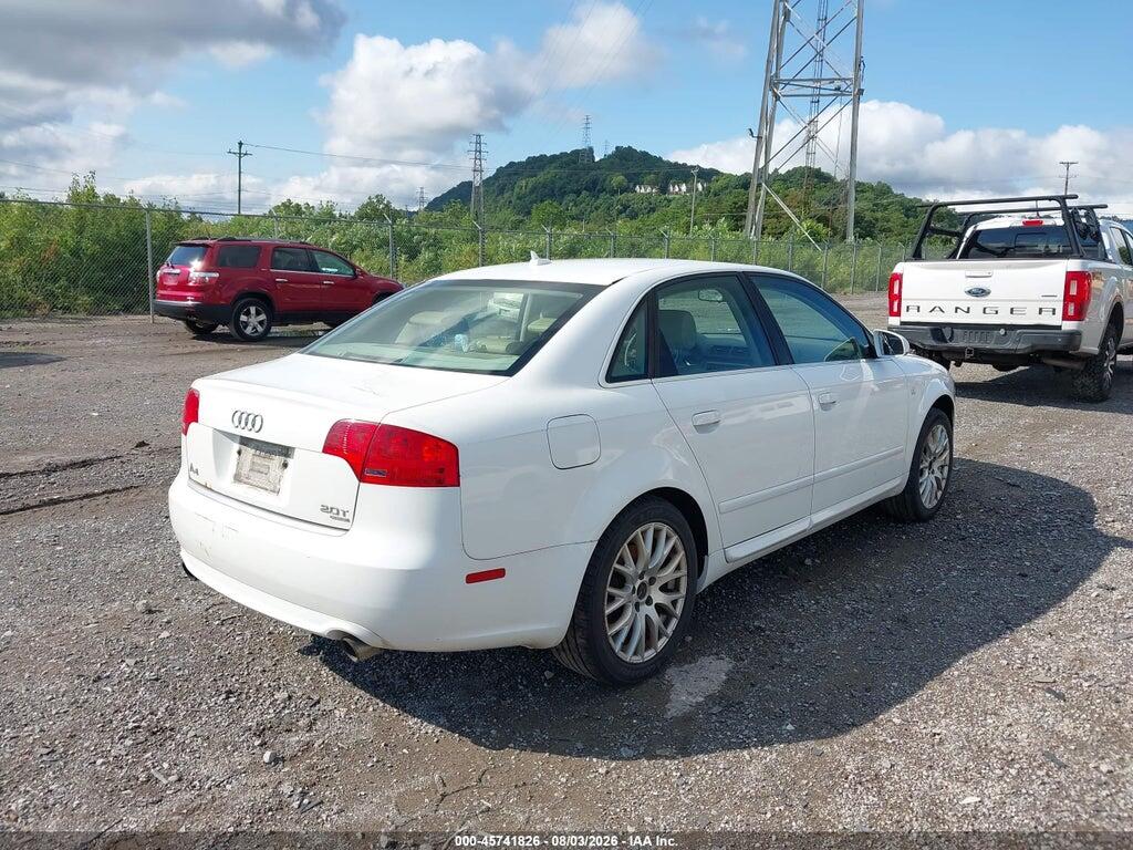 WAUDF78E08A164215 2008 AUDI A4 photo no. 4