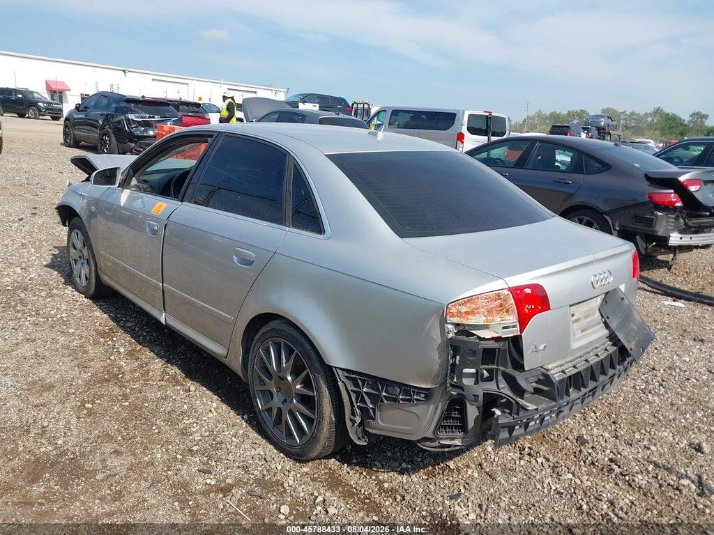 WAUDF78E58A002421 2008 AUDI A4 photo no. 3