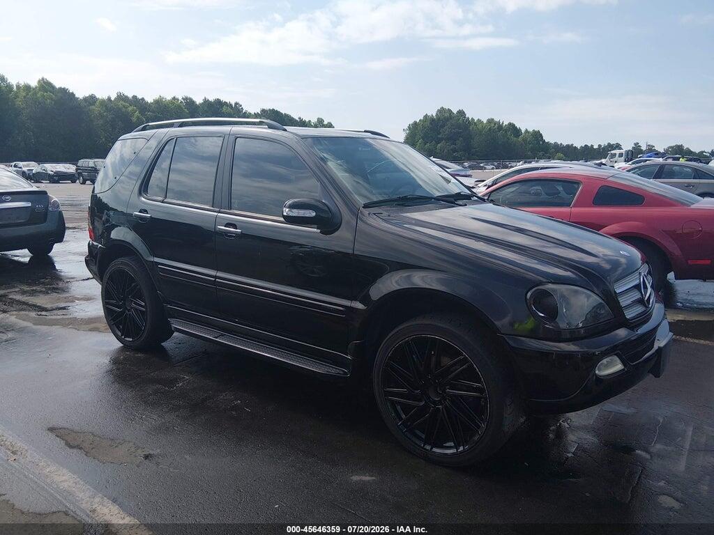 2005 MERCEDES-BENZ ML 500 4JGAB75E65A540977