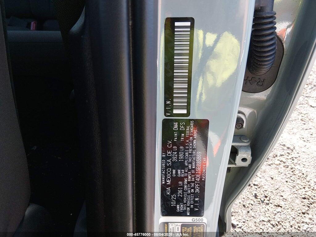 3KPFT4DE1SE235869 2025 KIA K4 photo no. 9