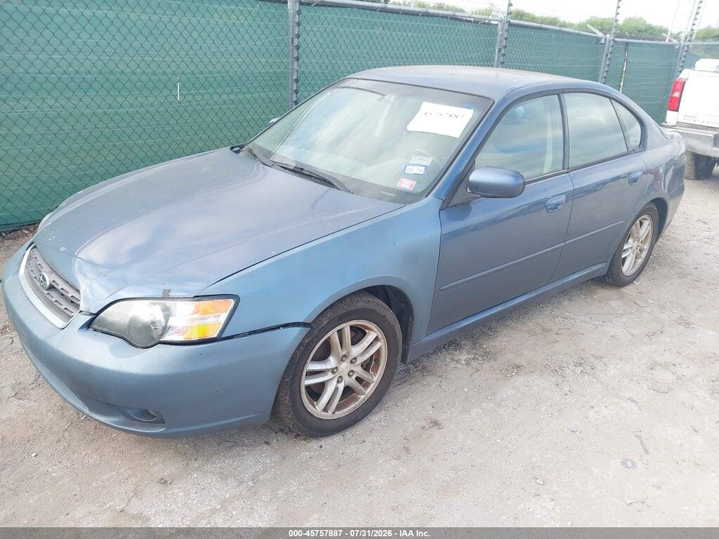 4S3BL626457224875 2005 SUBARU LEGACY photo no. 2