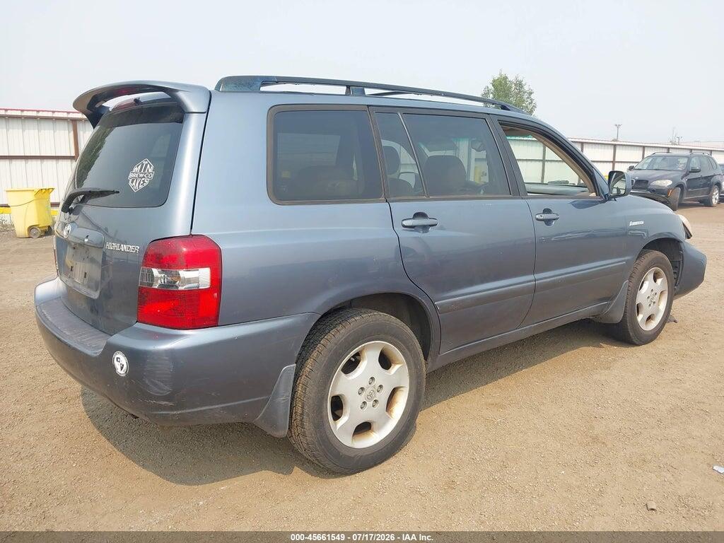 JTEEP21A150093909 2005 TOYOTA HIGHLANDER photo no. 4