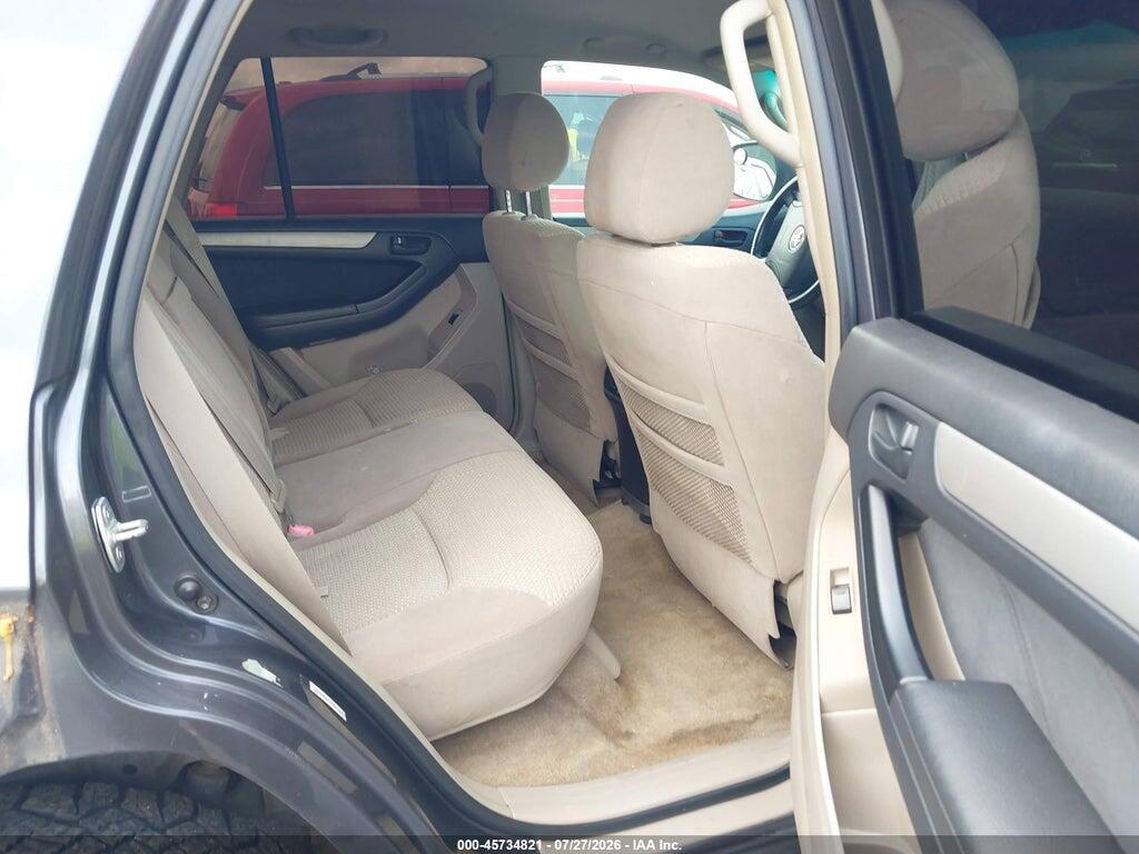 JTEBT14R758027697 2005 TOYOTA 4RUNNER photo no. 8