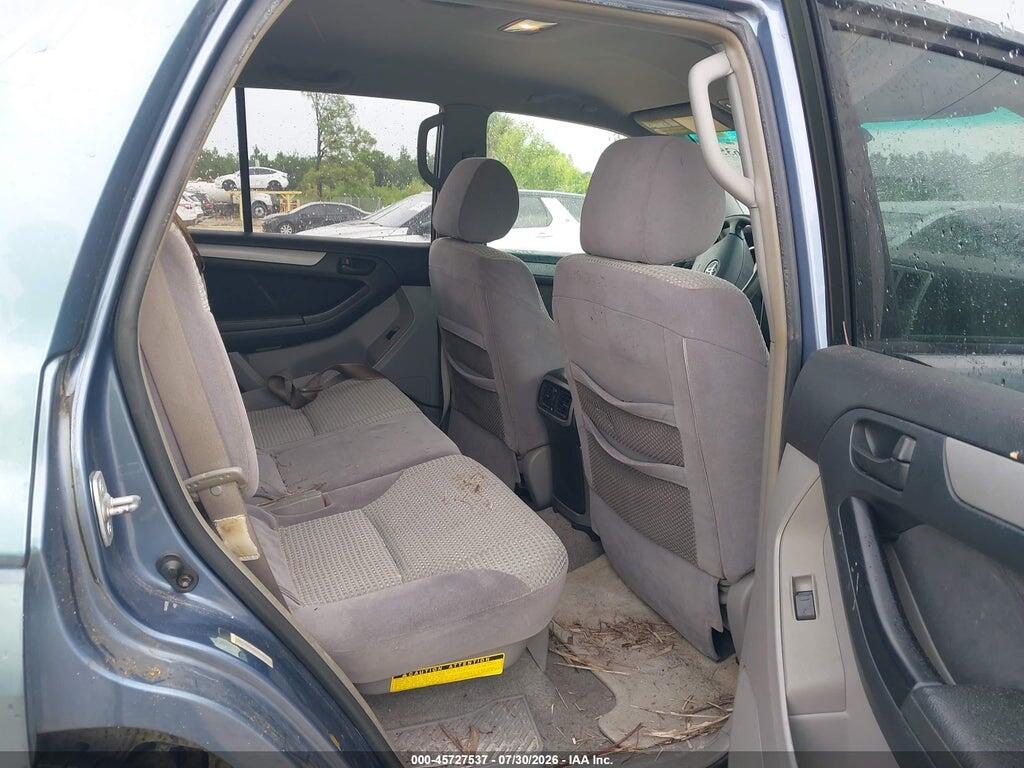 JTEBU14R550062007 2005 TOYOTA 4RUNNER photo no. 8