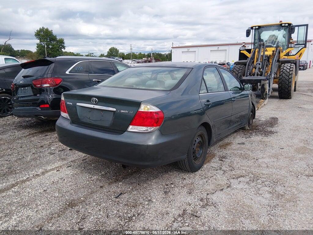 4T1BE32K65U007637 2005 TOYOTA CAMRY photo no. 4