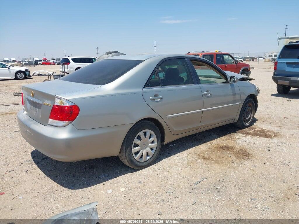 4T1BE30K25U504168 2005 TOYOTA CAMRY photo no. 4